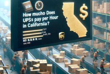 ¿Cuánto paga UPS por hora en California?