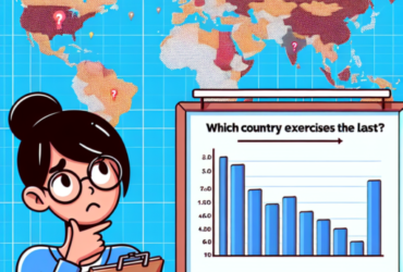 ¿Qué país hace menos ejercicio?