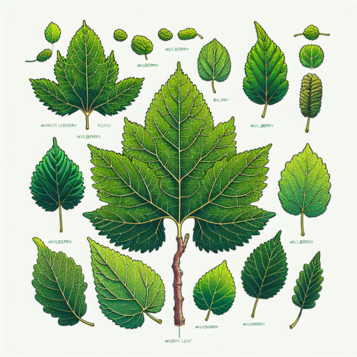 hoja tipos de moreras