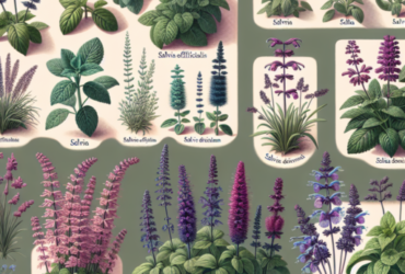 variedades tipos de salvias