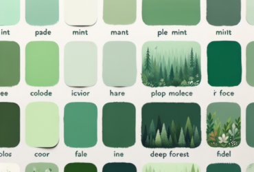 colores tonos de verde nombres