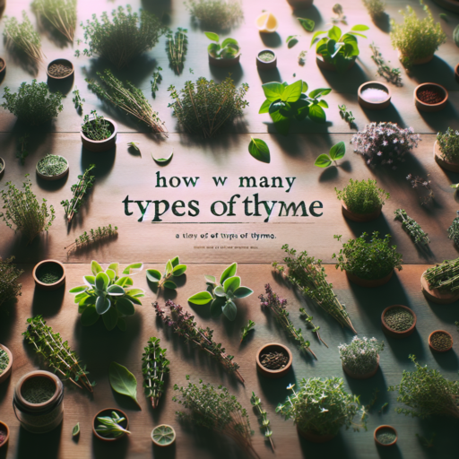cuántas clases de tomillo hay