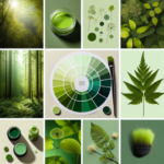 distintos tonos de verde