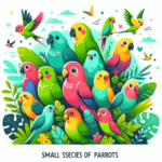 especies de loros pequeños