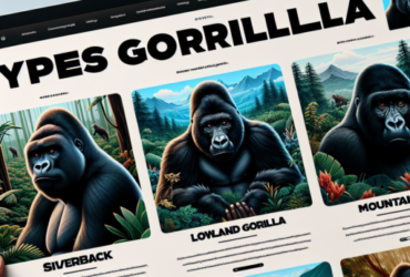tipos de gorilas