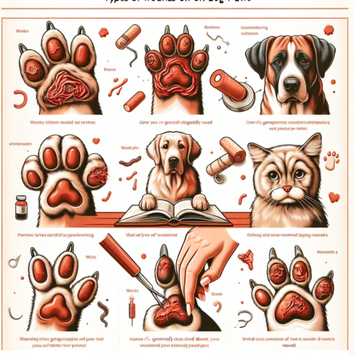 tipos de heridas en las patas de los perros