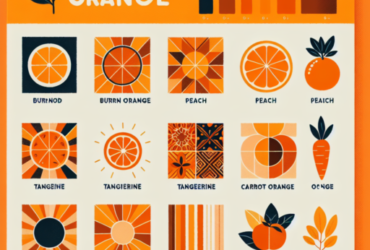 tipos de naranja color