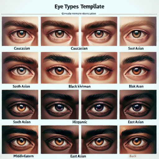 tipos de ojos plantilla