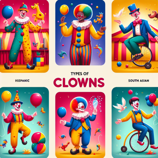 tipos de payasos de circo