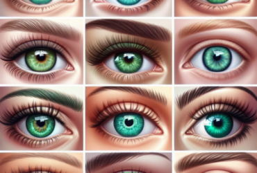 tonalidades de ojos verdes