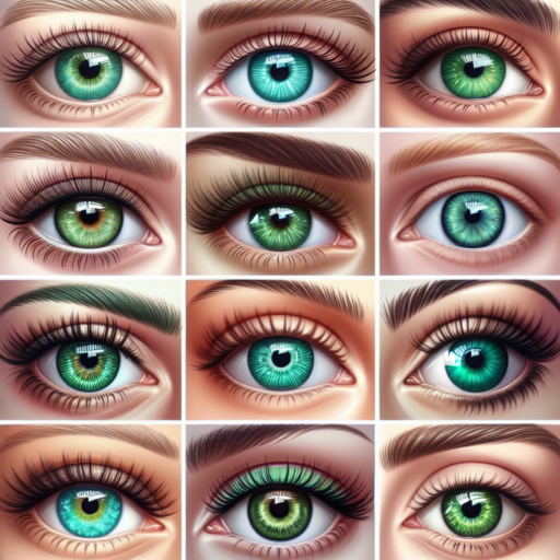 tonalidades de ojos verdes