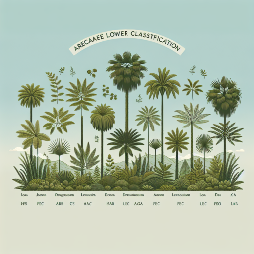 Clasificación Inferior de las Arecaceae: Especies y Subfamilias arecaceae clasificacin inferior