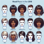 cortes de pelo para cara redonda 2018