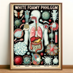 esputo espumoso blanco