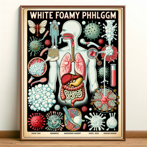 esputo espumoso blanco